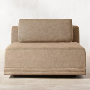 Canapés de jardin modernes, canapé en teck durable, ensemble de canapés d'extérieur avec tissu résistant à l'eau pour jardin, hôtel, école et terrasse - Product Image 5