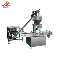 Machine de remplissage automatique pneumatique de poudre de lait pour bouteilles, canettes, sacs, sachets, remplisseuse à vis sans fin servo 500-2000g pour boissons et produits chimiques