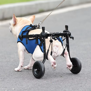 Silla de Ruedas Ajustable <span class=keywords><strong>para</strong></span> <span class=keywords><strong>Perros</strong></span> con Discapacidad en las Patas Traseras, Silla de Asistencia <span class=keywords><strong>para</strong></span> Caminar, Arnés de Malla Transpirable, Plegable, Producto <span class=keywords><strong>para</strong></span> Entrenamiento y Comportamiento de Mascotas - Product Image 5