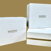 Élégante Boîte Couvercle et Fond avec Gaufrage à Chaud sur le Col, Emballage de Luxe pour Bougie, Parfum, Cadeau de Mariage, Boîtes Personnalisées avec Logo