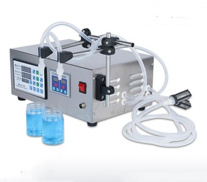 Plastic Water Cosmetic Ice Cream Perfume Bottle Filler Portable Digital Control <b>Pump</b> Beverage Jars Liquid Filling Machine - Product Image 2
