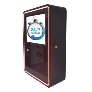 Metal case/enclosure/frame/housing bill payment kiosk touch screen self service wall mounted payment kiosk