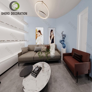 ตู้โชว์กระจกไม้พร้อมไฟ LED แบบกำหนดเองสำหรับร้านค้าปลีกทันสมัย - Product Image 3