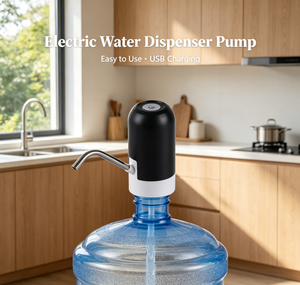 Vente chaude Pompe à eau automatique sans fil rechargeable par USB portable Distributeur d'eau Pompe à eau pour bouteille d'eau de 5 gallons pour la maison - Product Image 1