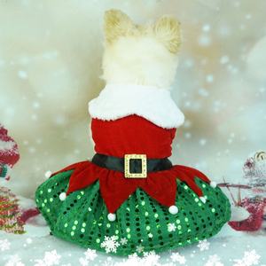 Princess <b>Christmas</b> <b>Dog</b> Sweater Pullover Winter Cat Skirt Clothes <b>Christmas</b> Puppy Jacket Pet Coats Jackets - Product Image 6