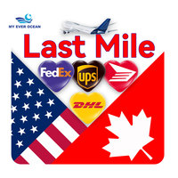 Costo estimado Ever Ocean Ddp Última milla a American Freight Forwarder Express Courier Air Shipping Agent de China a EE. UU. Canadá