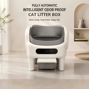 Toilette pour chat automatique intelligente à commande par application, 74L, désodorisation, <span class=keywords><strong>autonettoyante</strong></span>, vente en gros - Product Image 2