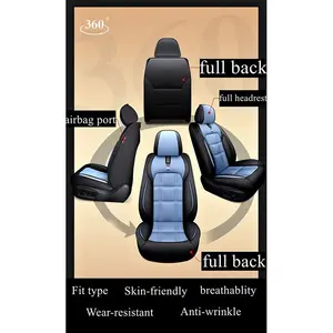 Accesorios universales para automóviles Pequeño MOQ Envío rápido <span class=keywords><strong>Precio</strong></span> de fábrica Juego completo Fundas universales para asientos de automóviles - Product Image 4