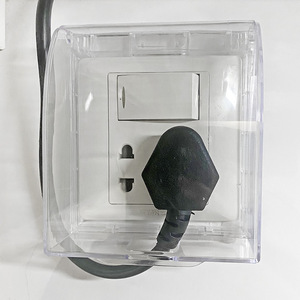 Bathroom Switch Socket Waterproof Box 86 Type IP44 Transparent Protective Cover For Wall Outlet - Product Image 4