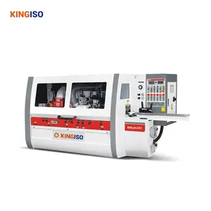 KINGISO MBQ633C Solid Woodworking Heavy-duty Six Axis Four Side Moulder Moulder Four Sided Wood Planer