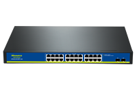 Routeur Vidéo Ethernet Hisource 10G Uplink 2.5G POE Full-Duplex avec 16 Ports RJ45 10/100/1000/2500Mbps pour Dortoir et Domicile