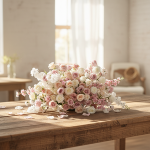 Flores de Hortensia Artificiales YOPIN, Hechas a Mano, Estilo Moderno, Color Azul, para Pascua, Bodas, San Valentín - Product Image 1