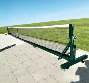 Poste de Red de Tenis y Pickleball Resistente para Exteriores, Portátil, con Ruedas de Acero, Fácil de Mover - Product Image 1