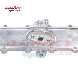 ฝาครอบออยล์คูลเลอร์ ME034573 สำหรับเครื่องยนต์มิตซูบิชิ 6D14 6D15 6D16 รถขุด KATO HD800 <span class=keywords><strong>HD900</strong></span> - Product Image 2