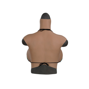 Freesize Bigcup <span class=keywords><strong>Real</strong></span> Touch Skin Hoge elasticiteit Siliconen kleding Prestatiekostuum Heren Rollenspel Dames bodysuit Shapewear - Product Image 4