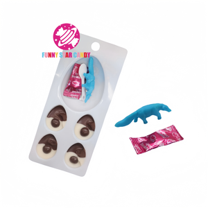Mini oeuf de dinosaure bonbons au chocolat jouets OEM personnalisé doux surprise oeuf éclater bonbons chocolat confiture rempli boule Biscuit - Product Image 4