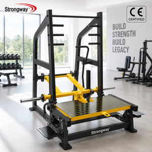Machine à <span class=keywords><strong>Squat</strong></span> à Charge Libre Professionnelle avec Ceinture, Fabricant OEM, Équipement de Fitness Robuste pour Salle de Sport - Product Image 1