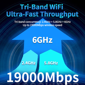 Módem 5G 802.11BE MT7988AV Quad Core 2,4G 5,8G, 6,0 GHz Tri-Band 1 * SFP 1*2,5G WAN 3 * Puertos LAN Gigabit Wifi7 5g <span class=keywords><strong>Router</strong></span> 5G CPE - Product Image 2