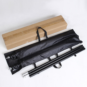 Soporte de fondo para estudio fotográfico, aleación de aluminio, 2x2m, 3 seciones, con bolsa de transporte - Product Image 2