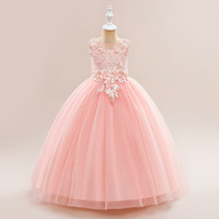 RTS pour filles robe de grande taille robe de spectacle de fête de fleurs pour enfants robes en tulle pour enfants vente en gros