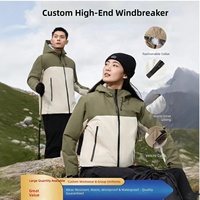 Blouson bomber hardshell personnalisé coupe-vent et imperméable automne/hiver, idéal pour le travail et l'extérieur, avec impression de logo pour entreprises