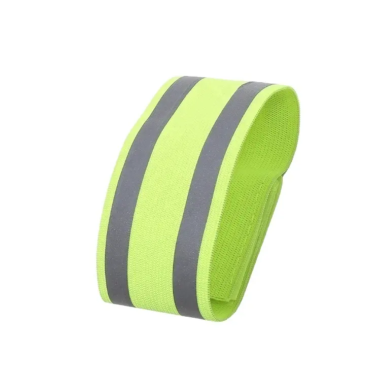 High Visibility Elastic Band Reflective Safety Running Stretch Armband For Sale