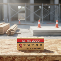 Pointes en acier au carbone poli durables de 2,5 pouces avec tête à motif antidérapant pour la construction de charpentes et la pose de terrasses