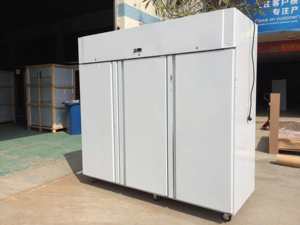 ثلاجة تجارية بثلاثة أبواب من الفولاذ المقاوم للصدأ على الطراز الآسيوي، خزانة تجميد بدون صقيع مع إزالة الصقيع التلقائي ووضع توفير الطاقة - Product Image 3