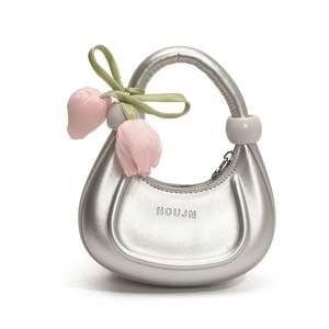 Bolsa Transversal Infantil Coreana da Moda com Flores, <span class=keywords><strong>Mini</strong></span> Bolsa de Ombro Princesa, Acessório de Moda para Meninas Pequenas - Product Image 5