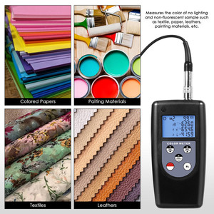 เครื่องวัดสีดิจิตอลแบบพกพาคุณภาพสูง Xtester รุ่นมัลติฟังก์ชั่น 9 สี พร้อมหน่วยความจำสำหรับเก็บข้อมูล สำหรับการทดสอบสิ่งทอและหนัง รุ่น 009 - Product Image 2