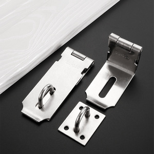 Stainless Steel Door Latch Thickened Durable Furniture <b>Lock</b> Hardware <b>Cabinet</b> Hanging Buckle Minimalist Design - Product Image 4
