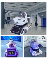 Nouveautés, simulateur de vol professionnel VR 9D pour l'intérieur, machine de jeu VR, mouvement 3 DOF