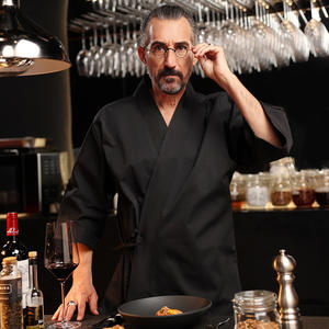 Uniforme de barman de restaurant japonais, sashimi, sushi, rôtisserie, vêtements de serveur, accessoires en coton pour hommes - Product Image 4