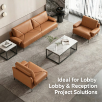 Ensemble de Salon d'Attente Moderne de Luxe 1 2 3 Places pour Bureau, Hôtel, Confort Exécutif