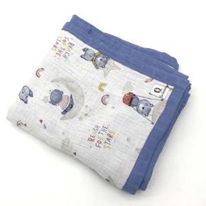 Serviette <span class=keywords><strong>de</strong></span> bain en mousseline <span class=keywords><strong>de</strong></span> coton <span class=keywords><strong>de</strong></span> haute qualité pour bébé Couverture <span class=keywords><strong>de</strong></span> bain pour bébé super douce et respirante pour nouveau-né - Product Image 1