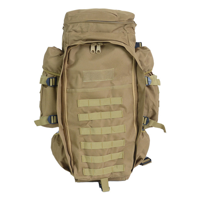 Customized Large Camouflage Tactical Backpack Polyester Waterproof Lining Material Camping Tactical Backpack for Hiking