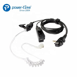 Écouteur à tube acoustique à deux fils profil bas avec paume PTT - Product Image 5