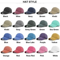 Casquette de baseball en coton délavé vintage avec logo personnalisé, vente en gros, couleur unie, non structurée, style Dad Hat, unisexe, pour sports de plein air, Snapback