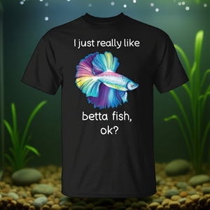 T-shirt Betta Fish, j'aime vraiment les poissons Betta, ok, t-shirt graphique - Product Image 3