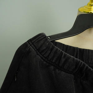 Custom Logo Cotton Acid Washed <b>Men'S</b> <b>Shorts</b>, <b>Elastic</b> <b>Waist</b> French Terry <b>Mens</b> <b>Shorts</b> <b>With</b> Drawstring - Product Image 5