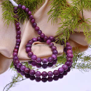 High Demand Exclusive Natural Ruby Beads Smooth Purple Gemstone for Fine Jewelry Making High Quality <b>Stone</b> Material - Product Image 4