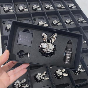 Rafraîchisseur d'air pour voiture Rascal Rabbit Head Pattern Auto Car Perfume Vent Clip Fragrance Car Accessories Interior Holiday Gifts - Product Image 2