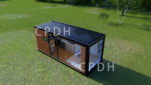 Cabina Apple Extensible Portátil de 20/40 Pies, Oficina Pod Modular Prefabricada de Acero Personalizada para Uso en Exteriores, Hoteles y Dormitorios - Product Image 2