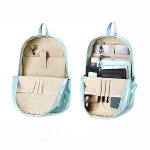 Custom Wholesale Laser <b>Backpack</b> Female Casual Simple Middle School Student <b>Backpack</b> Shiny Gradient Color <b>Backpack</b> - Product Image 6
