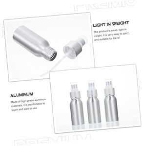 Flacon en aluminium pour produits cosmétiques, capacités 100ml, 200ml, 250ml, 500ml, 1000ml, avec pompe pulvérisatrice pour huiles essentielles, couleur personnalisable, vide - Product Image 3