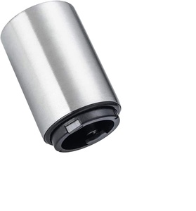 Ouvre-bouteille automatique multifonction en acier inoxydable coloré de taille moyenne, design écologique, ouvre-bouteille créatif pour vin, canettes et bocaux - Product Image 1