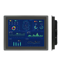 7 "23.6 inci Windows tertanam 7/8/10/Linux/Android 10 poin layar sentuh kapasitif Aksesori komputer industri stok aluminium
