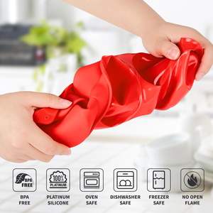 Moldes de Silicona Antiadherentes y Ecológicos para Hornear en Casa, Moldes para Cupcakes y <span class=keywords><strong>Muffins</strong></span> Reutilizables y Personalizables - Product Image 5