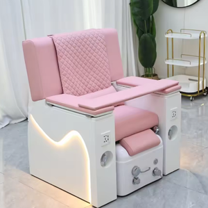 Silla de Pedicura y Manicura Eléctrica Grande con Luces LED de Colores, para el Cuidado de los Pies, con Masaje - Product Image 4