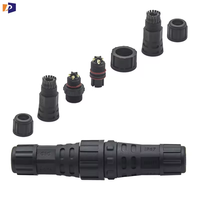 Connecteur M20 2 3 4 broches circulaire à souder, mâle/femelle, alimentation, étanche IP67
